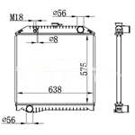 HINO MT РАДИАТОР 16090-06790