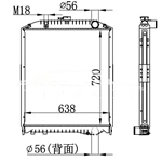 HINO RANGE MT РАДИАТОР