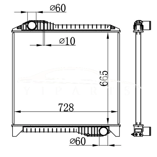 HINO PROFIA MT РАДИАТОР