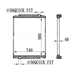 IVECO STRALIS РАДИАТОР 504011119 63331A MT