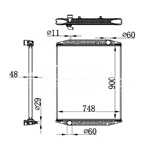 IVECO EUROSTAR MT РАДИАТОР