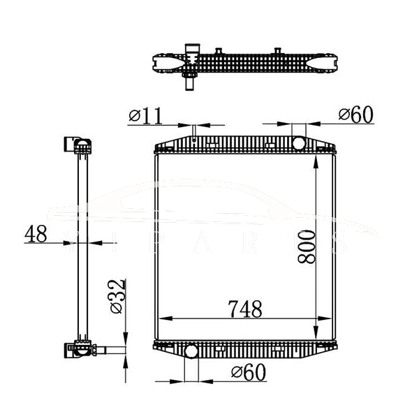 IVECO EUROSTAR MT РАДИАТОР