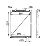 РАДИАТОР MERCEDES-BENZ ACTROS 942.500.12.03 NISSENS 62791A