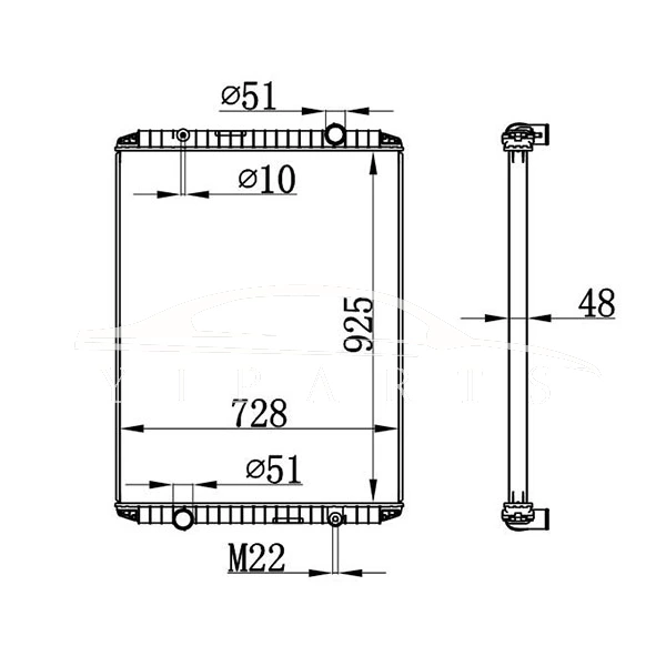 RENAULT MT РАДИАТОР 5010.315.643