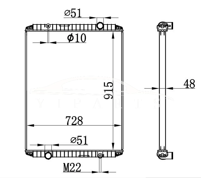 RENAULT MT РАДИАТОР 5010.315.132 NISSENS 638480
