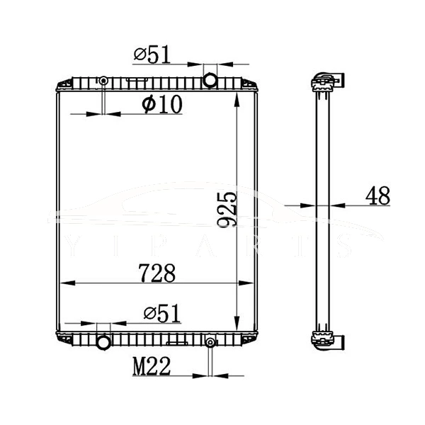 RENAULT MT РАДИАТОР 5010.140.336