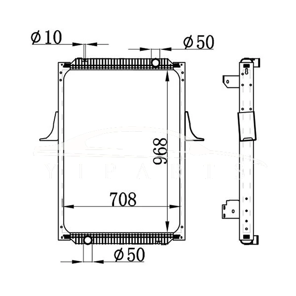 RENAULT MT РАДИАТОР 5010.315.842 NISSENS 63787A