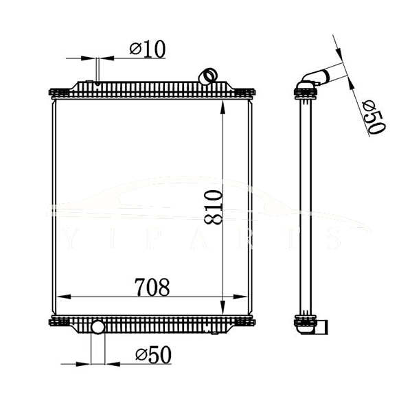 RENAULT MT РАДИАТОР 5001.858.494 NISSENS 672450