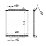 RENAULT MT РАДИАТОР 5001.858.494 NISSENS 672450