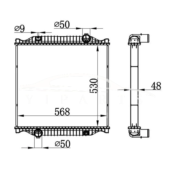 RENAULT MIDLUM MT РАДИАТОР