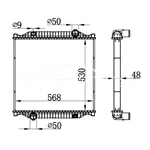 RENAULT MIDLUM MT РАДИАТОР