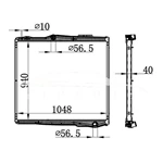 РАДИАТОР SCANIA PMT 1781365 NISSENS 67290