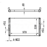 РАДИАТОР VOLVO MT 100310942 3018818 NISSENS 65468A