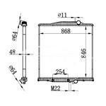 VOLVO НА РАДИАТОРЕ 1003610 1003610C1