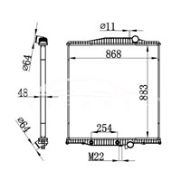 VOLVO НА РАДИАТОРЕ 5032801 1003574 1003574AS