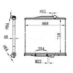 VOLVO НА РАДИАТОРЕ 01010801 1003499