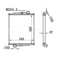 РАДИАТОР VOLVO MT 8112977 8149641 NISSENS 65477