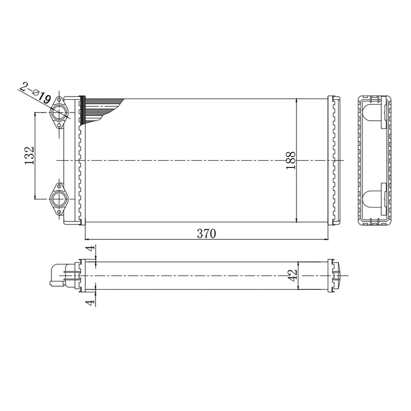 Автоматический радиатор двигателя 1624373 для замены нагревателя серии VOLVO F