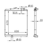 РАДИАТОРЫ DPI 13849 HC3Z8005C ДЛЯ FORD SUPER DUTY