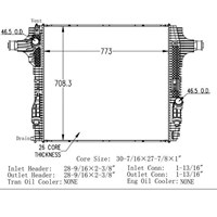 РАДИАТОРЫ DPI 13849 HC3Z8005C ДЛЯ FORD SUPER DUTY