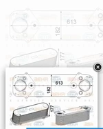 MAN ENGINE COOLER OE 51095005022 8ML376750501 OIL COOLER